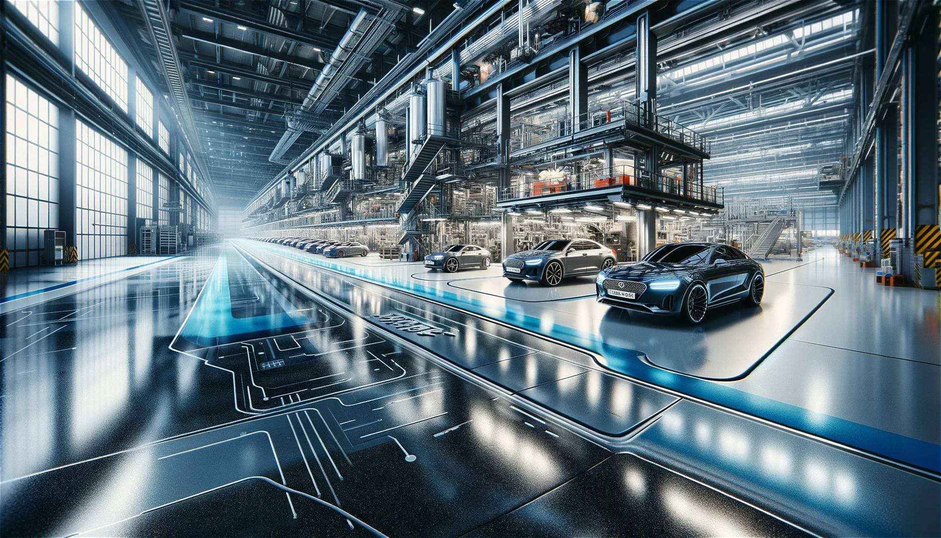 Epoxidharzboden fuer die Automobilindustrie 2 Epoxidharzboden fuer die Automobilindustrie 2